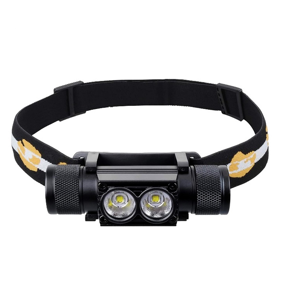 Wurkkos H25S Dual XM-L2 ไฟหน้า LED 6 โหมด 5000LM 18650 ขนาดเล็ก ชาร์จได้ สําหรับตั้งแคมป์ ล่าสัตว์