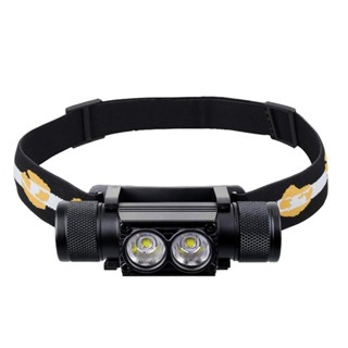 Wurkkos H25S Dual XM-L2 ไฟหน้า LED 6 โหมด 5000LM 18650 ขนาดเล็ก ชาร์จได้ สําหรับตั้งแคมป์ ล่าสัตว์