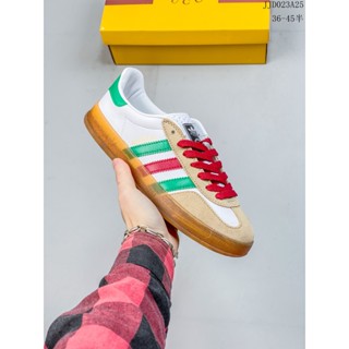 Adidas Originals Gazelle "Esquisite Gucci" Antelope Series รองเท้าผ้าใบลําลอง เหมาะกับการเล่นกีฬา สไตล์เรโทร