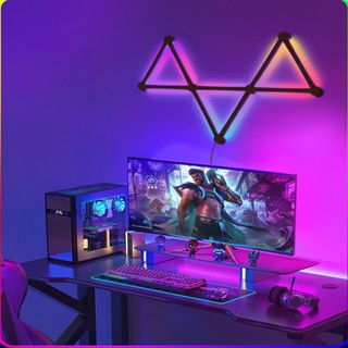 Tuya โคมไฟ LED RGB อัจฉริยะ รูปปิ๊กอัพ สําหรับตกแต่งผนังบ้าน ในร่ม DIY