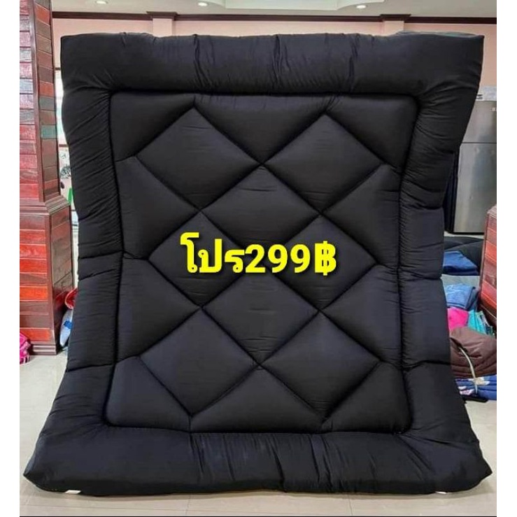 Mattress Protectors & Toppers 299 บาท ท็อปเปอร์ 5ฟุต 6ฟุต  โปรสุดคุ้ม สีพื้น รุ่นประหยัด มีสายรัด4มุม มีเก็บปลายทาง Home & Living