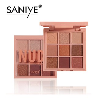 SANIYE พาเลตต์อายแชโดว์ มี 9 สี สำหรับแต่งหน้า E0924