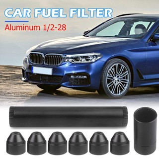 1Set 11 ชิ้น ตัวกรองน้ํามันเชื้อเพลิง Aluminum 1/2-28 or 5/8-24 Car Fuel Filter For NAPA 4003 1/2-28 WIX 24003 CSF