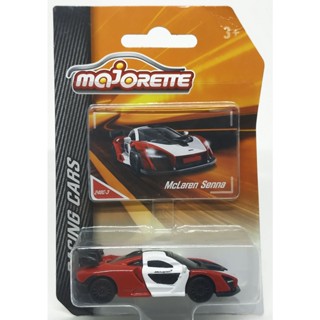 Majorette McLaren Senna - Racing Red/White/BlacK ล้อ 7VSB Scale 1/56 (8cm) package แบบมีการ์ด