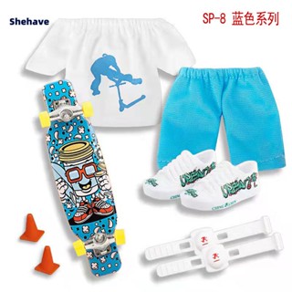 Shehave Fingerboard ชุดของเล่นสเก็ตบอร์ดนิ้ว ขนาดเล็ก