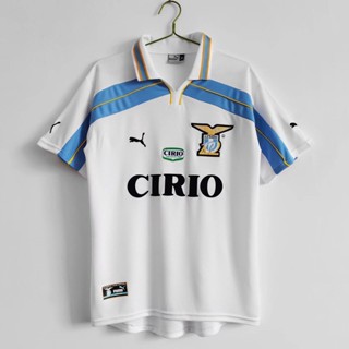 เสื้อกีฬาแขนสั้น ลายทีมชาติฟุตบอล Lazio Errobe Gao Pin 1998 2000 season สไตล์เรโทร