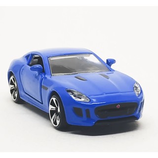 Majorette Jaguar F Type Blue ล้อ 5LTS Scale 1/59 (8cm) ไม่มี package