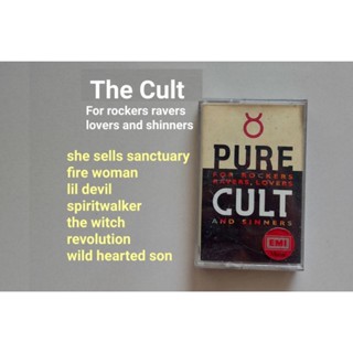 □มือ2 เทปเพลง the cult□อัลบั้ม pure cult (ลิขสิทธิ์แท้) (แนว rock)