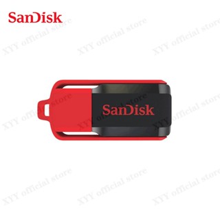 Sandisk แฟลชไดรฟ์ USB 2.0 128GB 64GB 32GB 16GB 8GB 4GB 2GB ขนาดเล็ก แบบพกพา