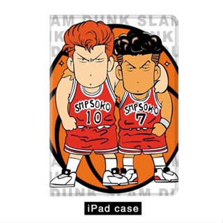 slam dunk เคสไอแพด 10.2 gen 7 8 9 gen10 mini1/2/3/4/5/6 air 4 5 เคส ipad pro11 2022 tri-fold cover with pen slot