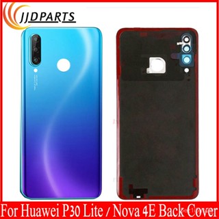 ใหม่6.15 "; สำหรับหัวเว่ย P30 Lite ฝาครอบแบตเตอรี่โนวา4e ด้านหลังกระจกประตูแผงกรณีสำหรับหัวเว่ย P30 Lite กลับฝาครอบแบตเต
