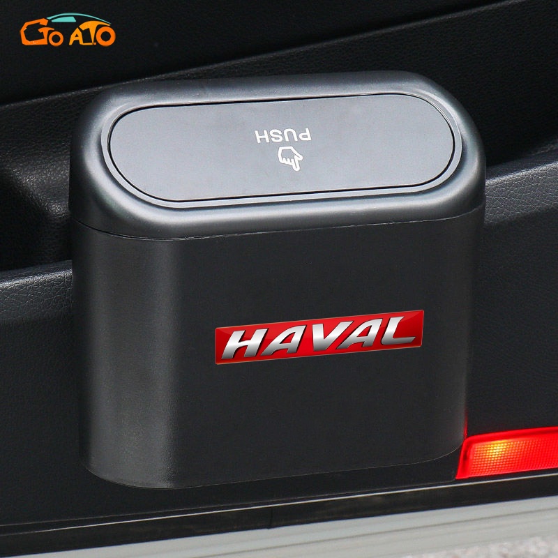 GTIOATO ถังขยะในรถ ถังขยะติดรถ ถังขยะรถ ถังขยะแขวนในรถ กล่องแขวนอเนกประสงค์ในรถ ที่เก็บของในรถ ของแต่งรถ สำหรับ Haval H6 Jolion