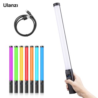 Ulanzi VL119 RGB หลอดไฟมือถือ LED Video Light Wand 2500-9000K CRI 95แบตเตอรี่สำหรับ Vlog สตรีมมิ่งสดการถ่ายภาพบุคคล