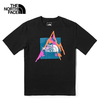 THE NORTH FACE M S/S BOX MTN GRAPHIC TEE - AP - TNF BLACK เสื้อยืดแขนสั้น เสื้อผ้า เสื้อผ้าผู้ชาย