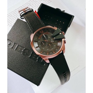 ⌚😎นาฬิกาข้อมือชาย สายหนัง หล่อไปเลย ดุดัน สุขุม

😎🤓New Diesel Mega Chief Black Dial Mens Watch