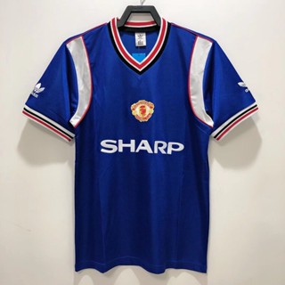 Gaopin 1985 เสื้อยืด ลายทีมฟุตบอล Manchester United สไตล์เรโทร