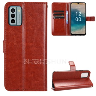 เคสโทรศัพท์มือถือหนัง ฝาพับ พร้อมช่องใส่บัตร สําหรับ Nokia G22 4G NokiaG22 4G