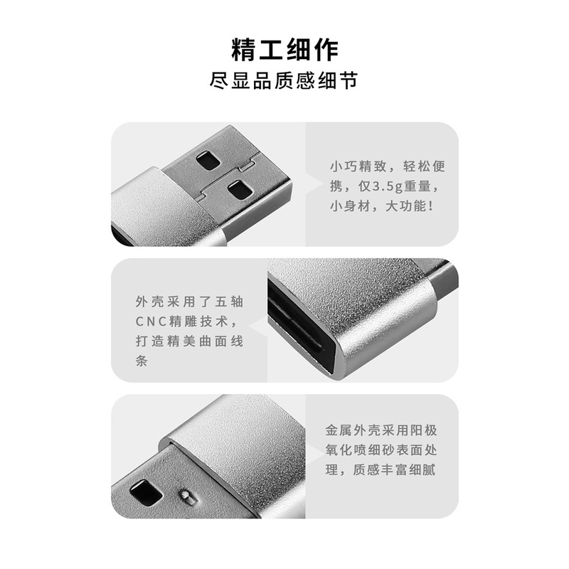 Jcally อะแดปเตอร์แปลง USB C 3.1 Type C ตัวเมีย เป็น USB 3.0 Type A ตัวผู้ สําหรับ iBasso DC05 DC06 DC03 DC04 Pro - รูปที่ 5