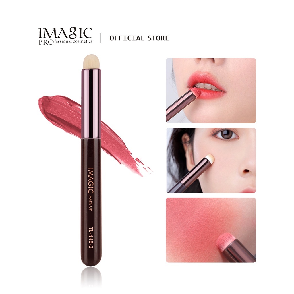IMAGIC แปรงทาปากหัวกลมด้ามจับแปรงแต่งหน้า