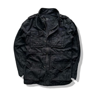 HCO1922 CLUBCALI Black Military Jacket รอบอก 41”