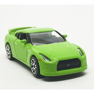 Majorette Nissan GTR R35 - Middle Logo Green ล้อ D5S Scale 1/61 (8cm) ไม่มี package