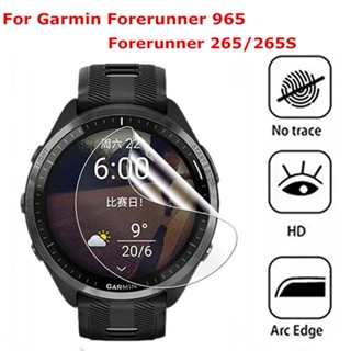 ฟิล์มกันรอยหน้าจอ สําหรับ Garmin Forerunner 965 265 Music 265S Smart Watch ฟิล์มกันรอย นาฬิกา นิ่ม TPU ฟิล์มนาฬิกา