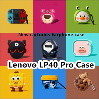 พร้อมส่ง! เคสป้องกันหูฟัง ลายการ์ตูน สําหรับ Lenovo LP40 Pro