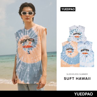 Yuedpao  ยอดขาย No.1 รับประกันไม่ย้วย 2 ปี เสื้อยืดเปล่า เสื้อยืด Sleeveless summer suft