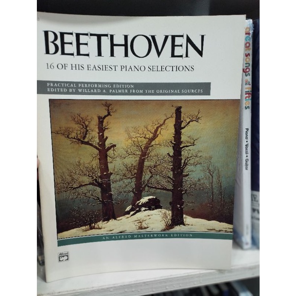 BEETHOVEN - 16 OF HIS EASIEST PIANO SELECTIONS (ALF)038081013657