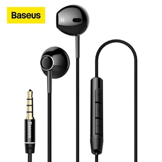 Baseus H06 หูฟังสเตอริโอ อินเอียร์ แบบมีสาย แจ็กขนาด 3.5 มม.