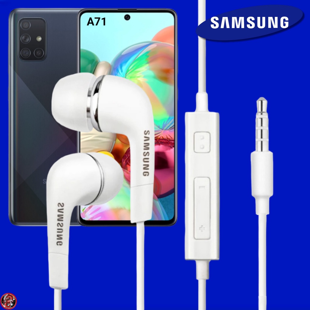 หูฟัง สมอลทอล์คแท้ Samsung 3.5 mm Aux In-Ear ซัมซุง Galaxy A71 และทุกรุ่น อินเอียร์ เสียงดี เบสหนัก 