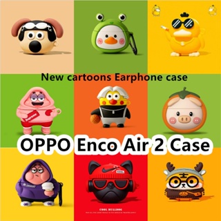 พร้อมส่ง! ขายตรงจากโรงงาน เคสหูฟัง แบบนิ่ม ลายการ์ตูน สําหรับ OPPO Enco Air 2