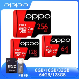 การ์ดหน่วยความจํา Micro SD U3 V30 SDHC SDXC TF 32GB 64GB 256GB 128GB 256GB 512GB 1TB สําหรับ OPPO Pro