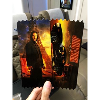 Collectible Ticket John Wick 4 ตั๋วสะสม John Wick 4 จาก SF Cinema