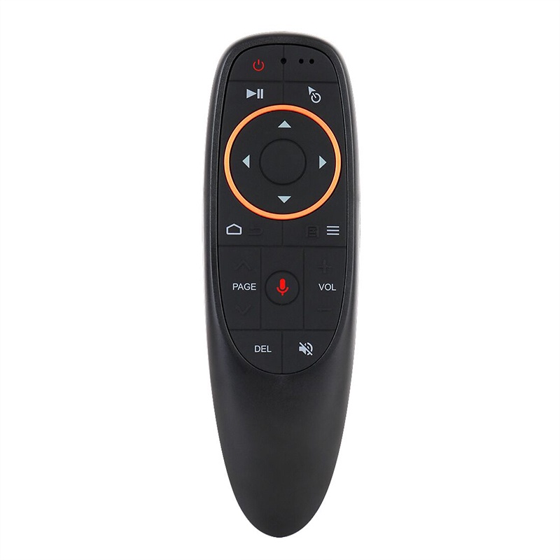 G10S เสียงรีโมทคอนโทรล 2.4G Wireless Air Mouse 2.4G Wireless Gyroscope IR การเรียนรู้สําหรับ Android TV กล่อง H96 Max X3 - รูปที่ 6