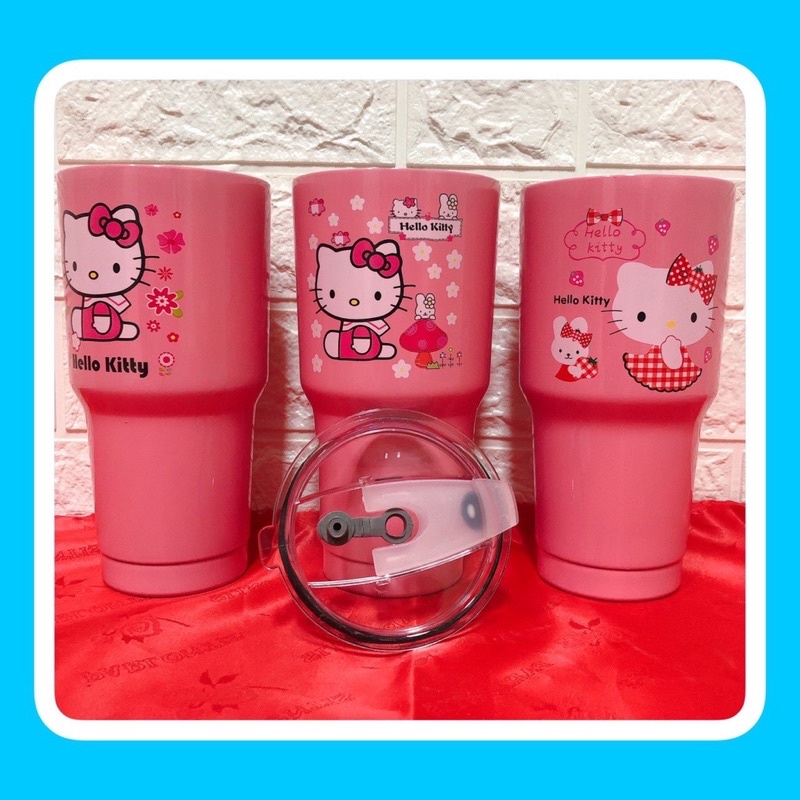 พร้อมส่ง แก้ว 30oz. พิมพ์ลาย แก้วน้ำแสตนเลส+ฝา แก้วเก็บอุณหภูมิร้อน-เย็น