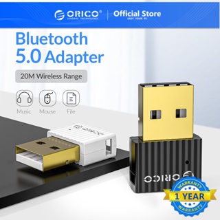 Orico อะแดปเตอร์รับส่งสัญญาณเสียงบลูทูธไร้สาย USB 4.0 5.0 aptx สําหรับลําโพง PC เมาส์ แล็ปท็อป (BTA-508)