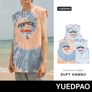 Yuedpao  ยอดขาย No.1 รับประกันไม่ย้วย 2 ปี เสื้อยืดเปล่า เสื้อยืด Sleeveless summer suft