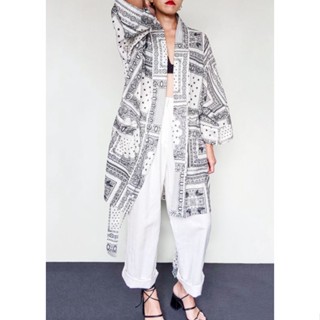 Axis Linen cotton Kimono half jacket