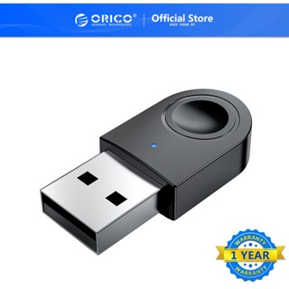 ORICO USB อะแดปเตอร์รับส่งสัญญาณบลูทูธ 5.0 รองรับ Windows 7 / 8 / 10 สําหรับแป้นพิมพ์ PC แล็ปท็อป (BTA-608)