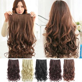 💋วิกผมยาวลอนลอนผู้หญิงยาวยืดคอลเล็คชั่นปาร์ตี้ Hairpiece คอสเพลย์