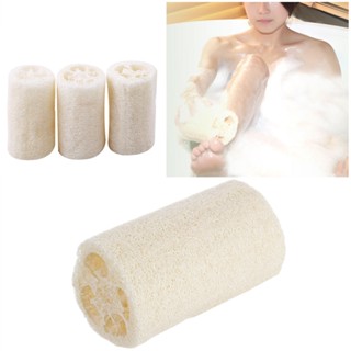 💄Natural Loofah Gourd ฟองน้ำอาบน้ำถูจานทำความสะอาด Exfoliating Scrubber Tool