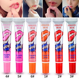 💄ลิปสติกลิปสติกแบบยาว Waterproof Tint ลิปสติกเครื่องสำอางค์ลิปสติก