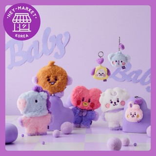 [Line Friends] ⭐Bt21 BABY ขนเฟอร์แบน สีม่วง รุ่นหัวใจ⭐ ตุ๊กตายัดไส้ ของเล่นสําหรับเด็ก