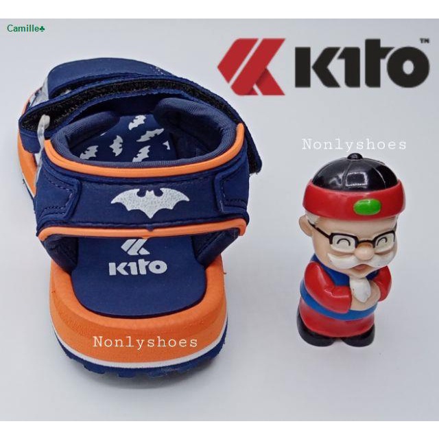 ซีโอดี👶รองเท้า​เด็ก​ KITO​ แบบรัดส้น​ รุ่น​ AC16D  รองเท้ารัดส้นเด็ก​ รุ่นขายดี💥💥ปังปังปัง💥💥