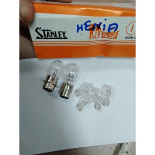 ชุดหลอดไฟSTANLEY12 โวลท์ชุดละ120บาทจ้า(หลอดไฟเลี้ยว หางปลา4 +หลอดหลอดไฟตา 1+ หลอดหลอดไฟท้าย 1 หลอด