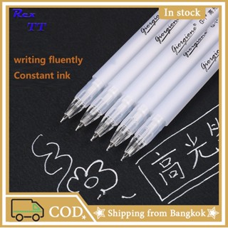 RexTT Giorgione highlight pen watercolor painting creative design pen color marker pen diy paint pen thin head white pen