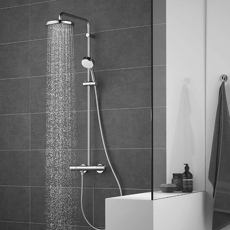 GROHE NEW TEMPESTA 210 ชุดระบบฝักบัว 27922001 Tempesta Cosmopolitan 210 Shower System Shower Products Bathroom Fitting