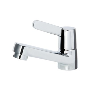 LA BELLE ก๊อกน้ำอ่างล้างหน้า-ล้างมือแบบก้านปัดเซรามิควาล์ว 90 LB70301 Cold Water Faucet Basin Single Tap Bathroom