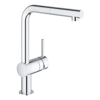 GROHE MINTA ก๊อกผสมอ่างล้างจานทรงเหลี่ยม ดึงงวงได้ 32168000 MINTA KITCHEN MIXER WITH PULL OUT Kitchen Bar Basin Tap Ki